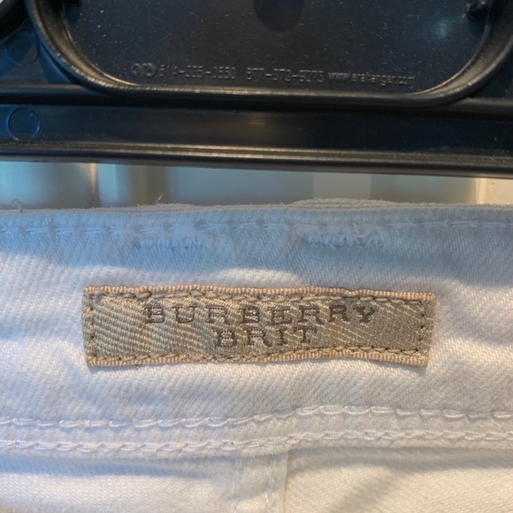 Burberry cropped white jeans. - Picture 6 of 6